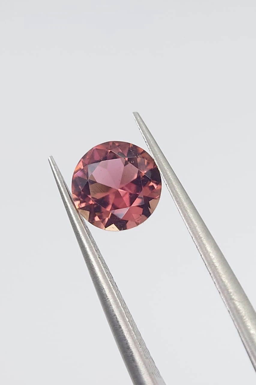 1.14ct Natural Tourmaline Round Cut Loose Gemstone From Afghanistan — view 2